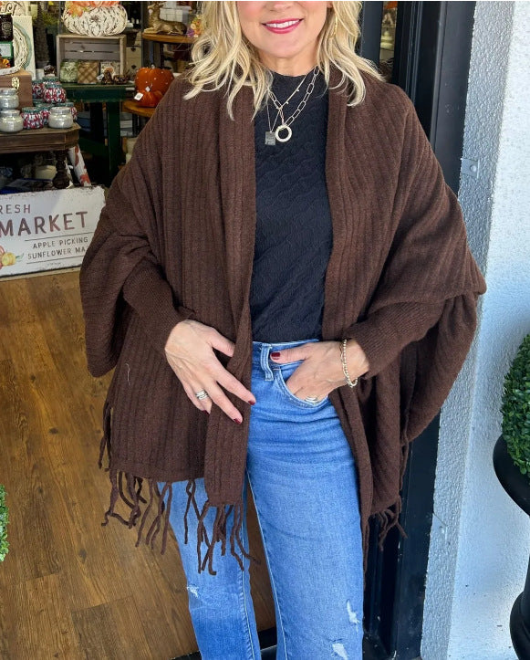 Fringed Cardigan