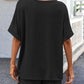 Laid-back Short Sleeve Boxy T-shirt & Short Casual Set