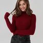 Basic Solid Color Half Turtleneck Sweater