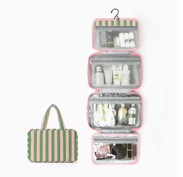 Customizable Name Wet/Dry Separation Toiletry & Cosmetic Bag – Portable Organizer