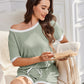 Cozy Ribbed Contrast Lounge Set