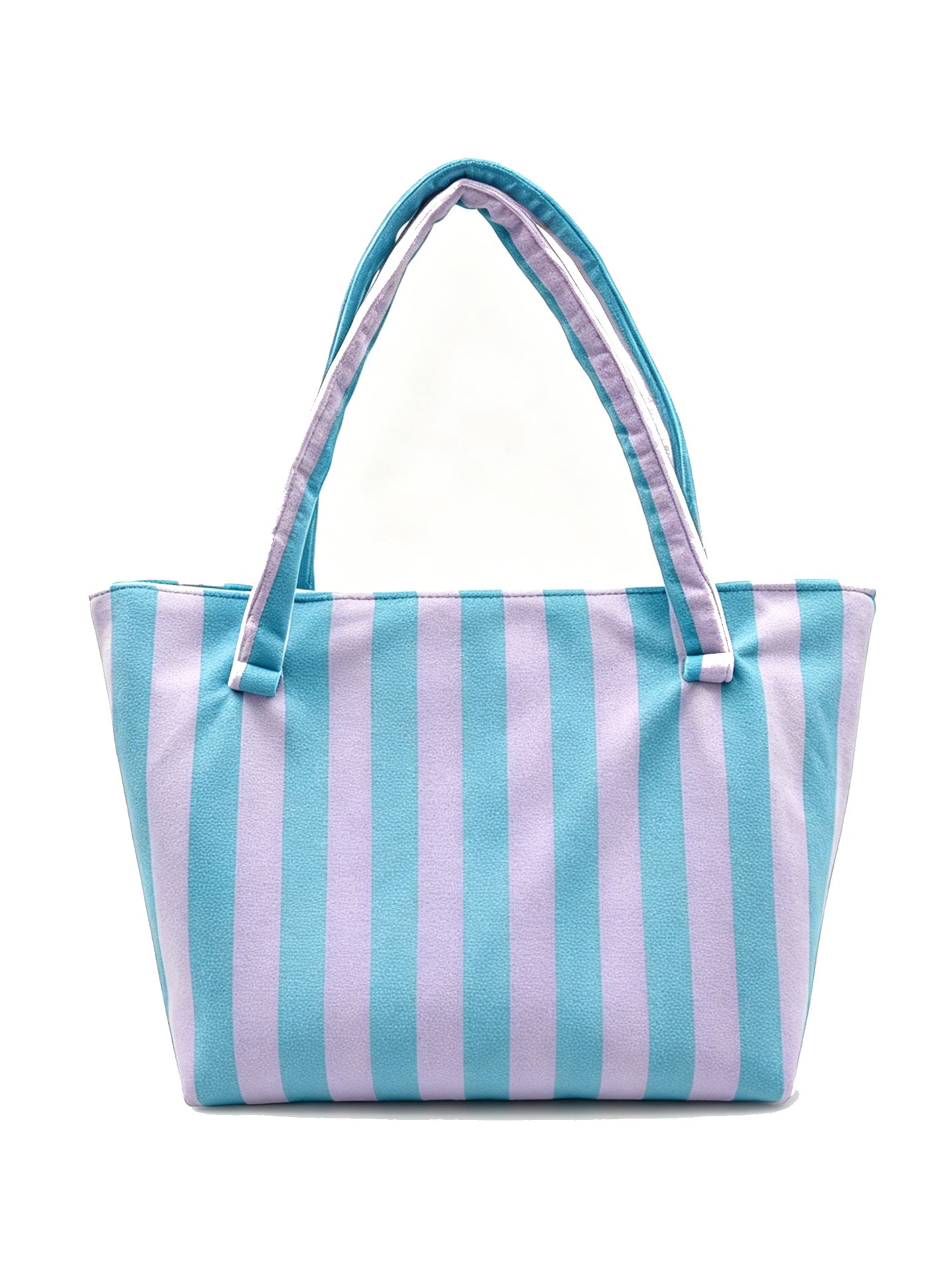 Terry Cloth Beach Tote Bag Large Toweling Handbag for Summer Vacation