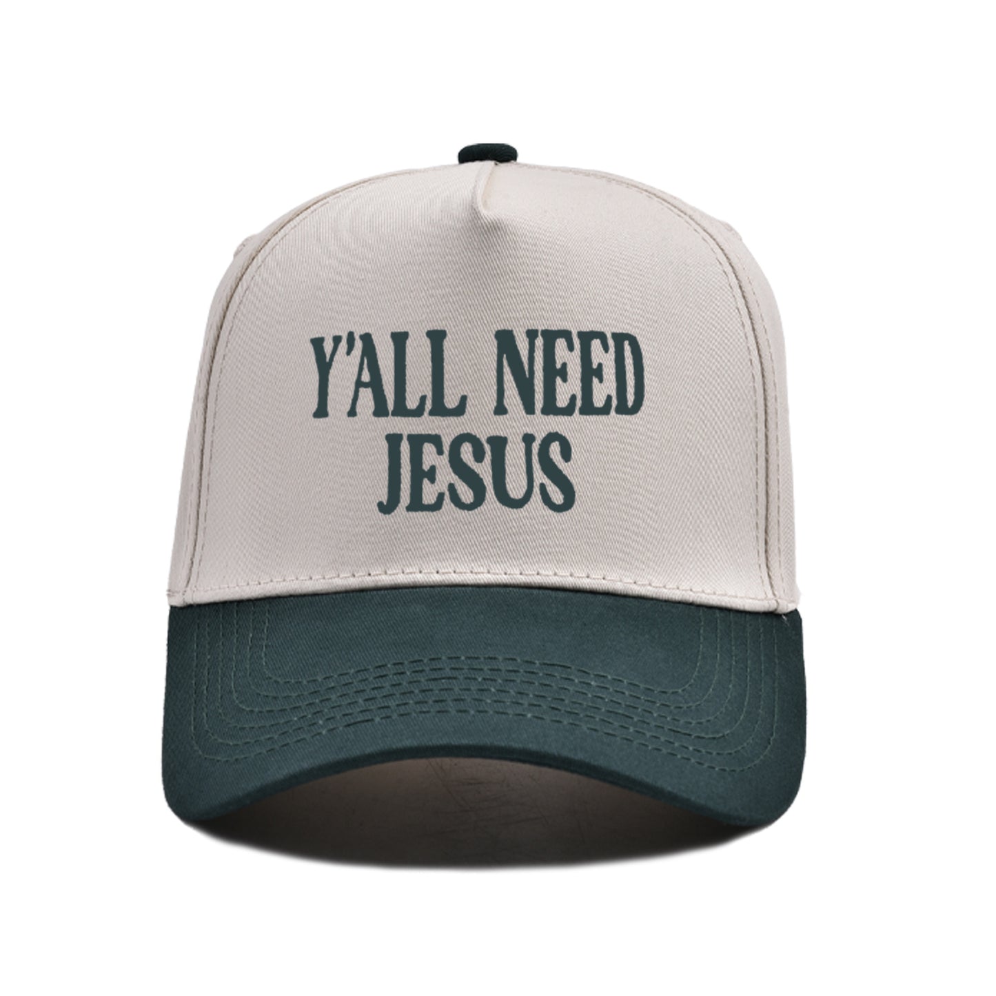 "Y'ALL NEED JESUS" Embroidered Trucker Hat