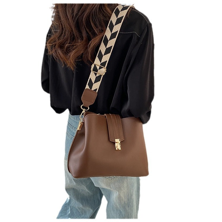 Single Shoulder Crossbody Bag Personality Underarm Bag Textured Bag
