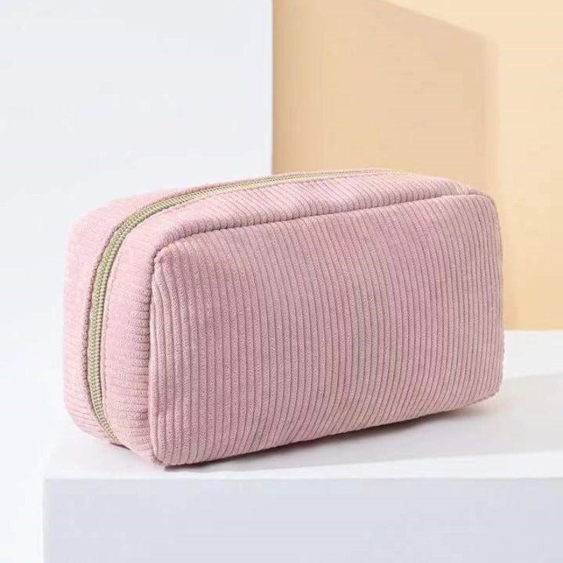 Personalized Hand-Embroidered Cosmetic Bag