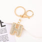 Cute Initial Letter Keychain Backpack Charms