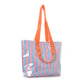 Candy Stripe PVC Tote Bag