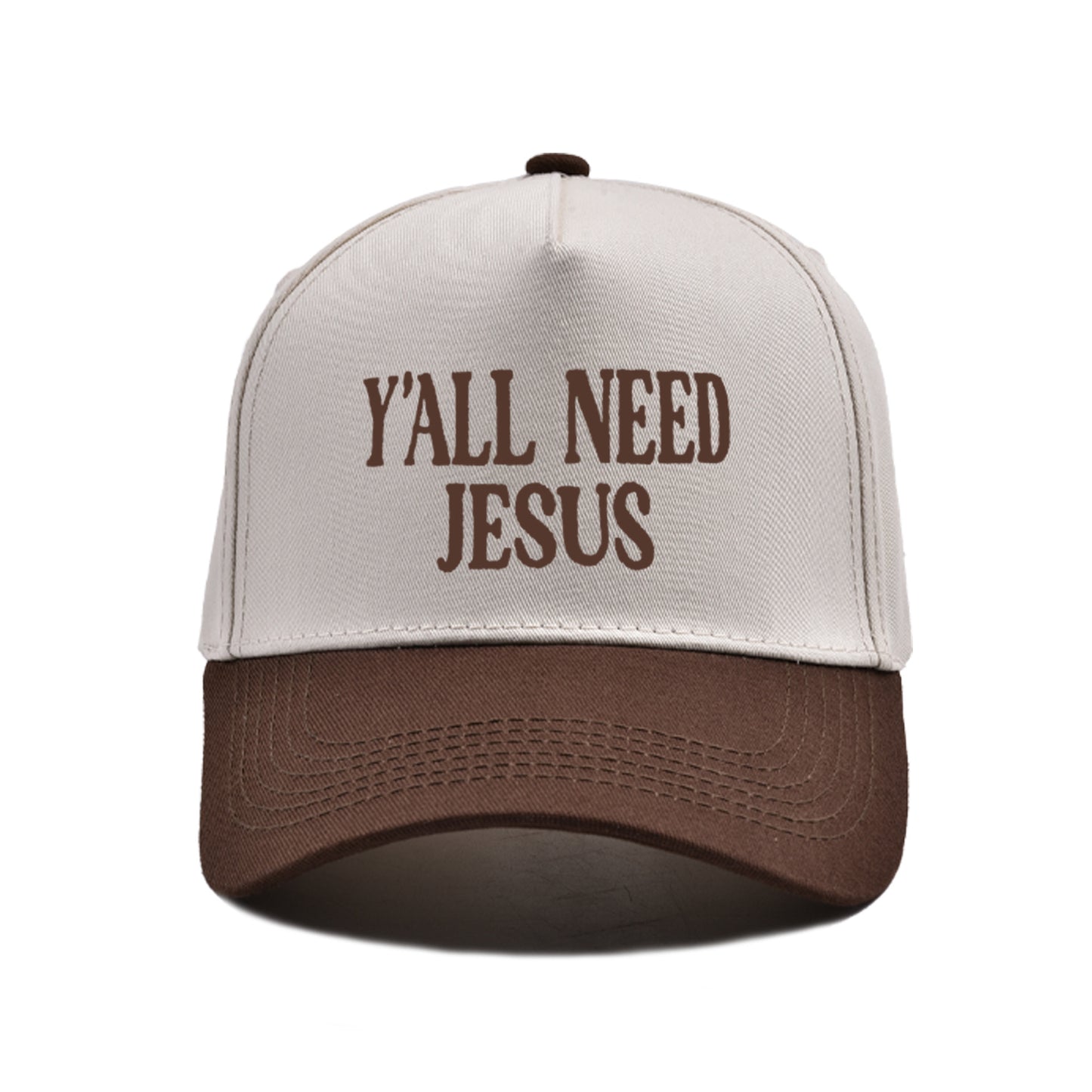 "Y'ALL NEED JESUS" Embroidered Trucker Hat