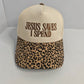 Embroidered JESUS SAVES I SPEND Baseball Cap