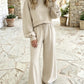 Women's Knit Two-Piece Loungewear Set
