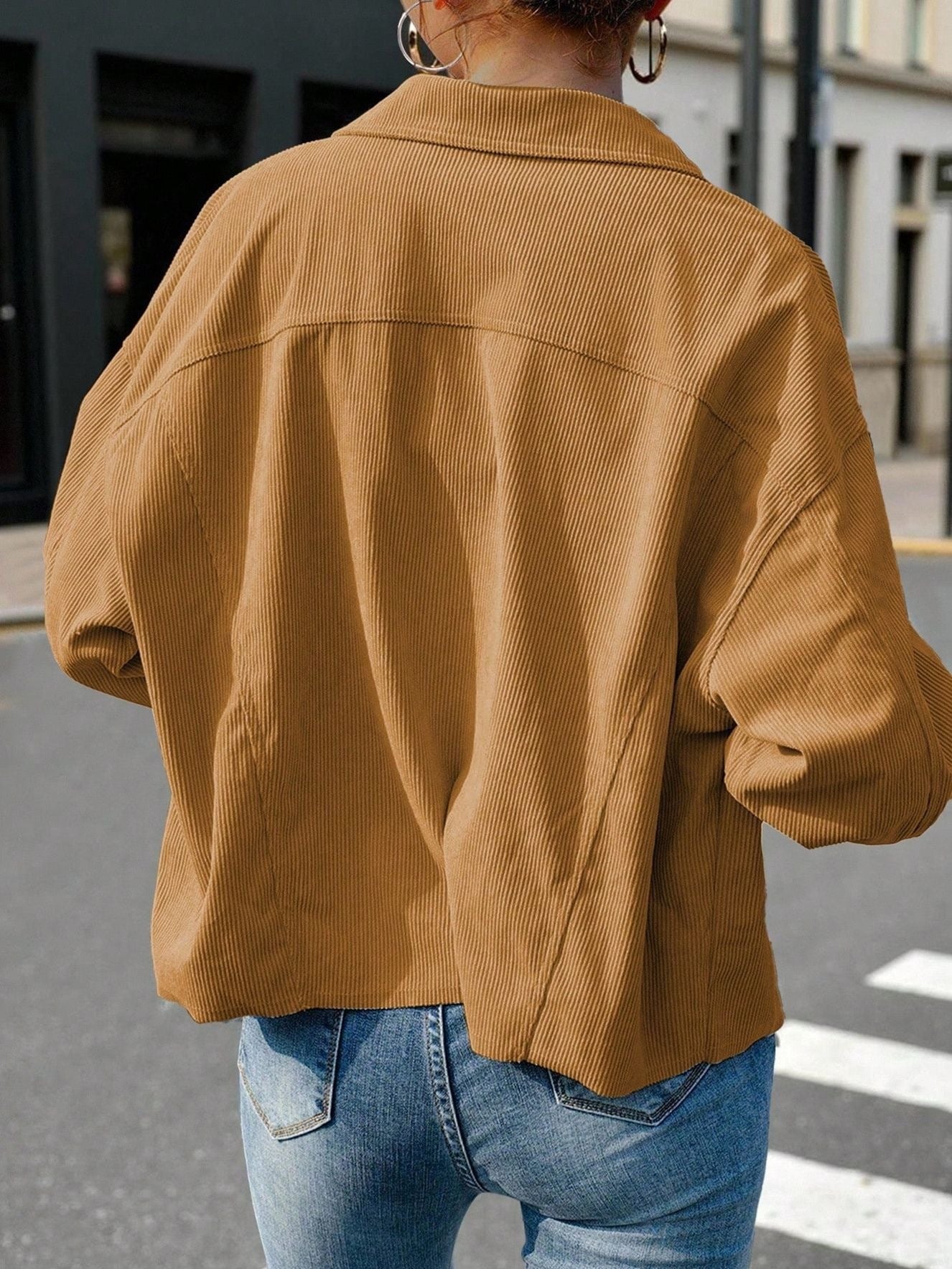 The Hollis Corduroy Shacket