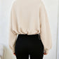 Women's Cropped Half-Zip Sweatshirt