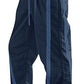 Retro Contrast Side Stripe Wide Leg Track Pants