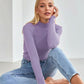 Basic Solid Color Half Turtleneck Sweater