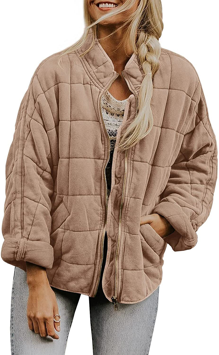 Zipper Quilted Jacket