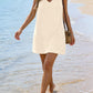 Waffle Knit V-Neck Shift Dress