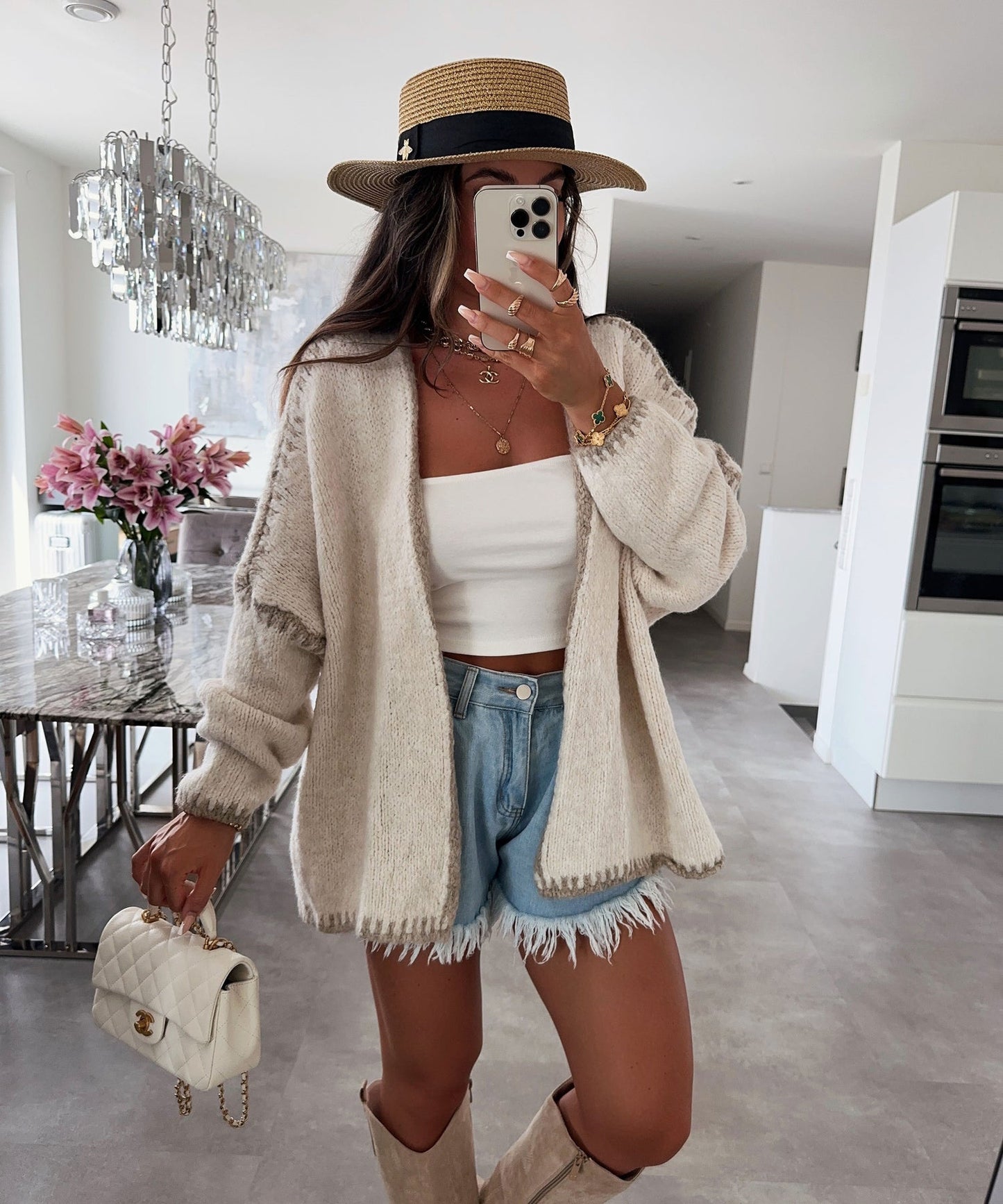 Knitted Sweater Jacket
