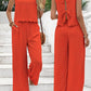 Bamboo Silk Vest And Long Pants Set