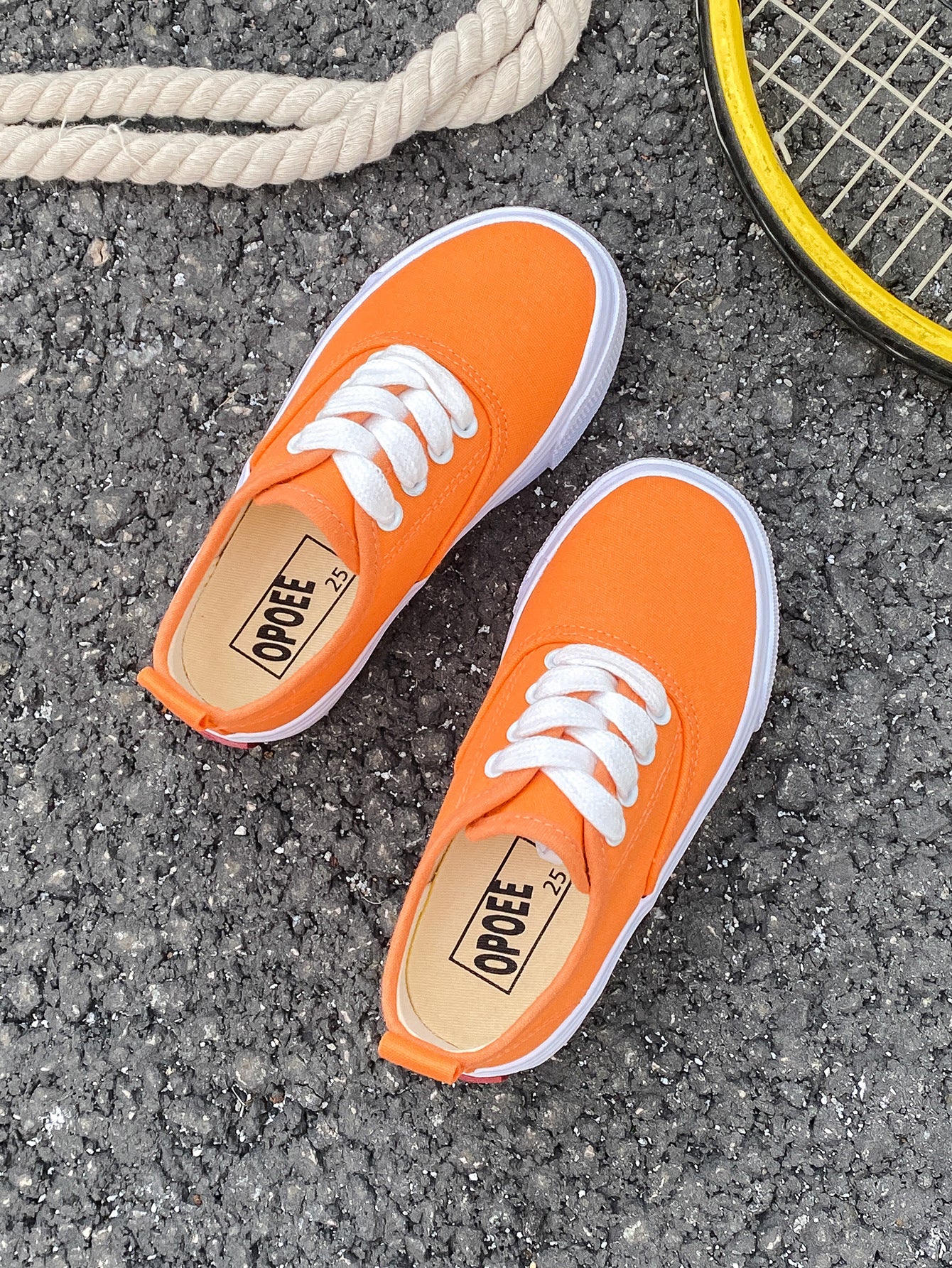 Kid's Canvas Lace-up Shoes