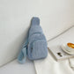 Personalized Name Knitted Sling Bag for Kids
