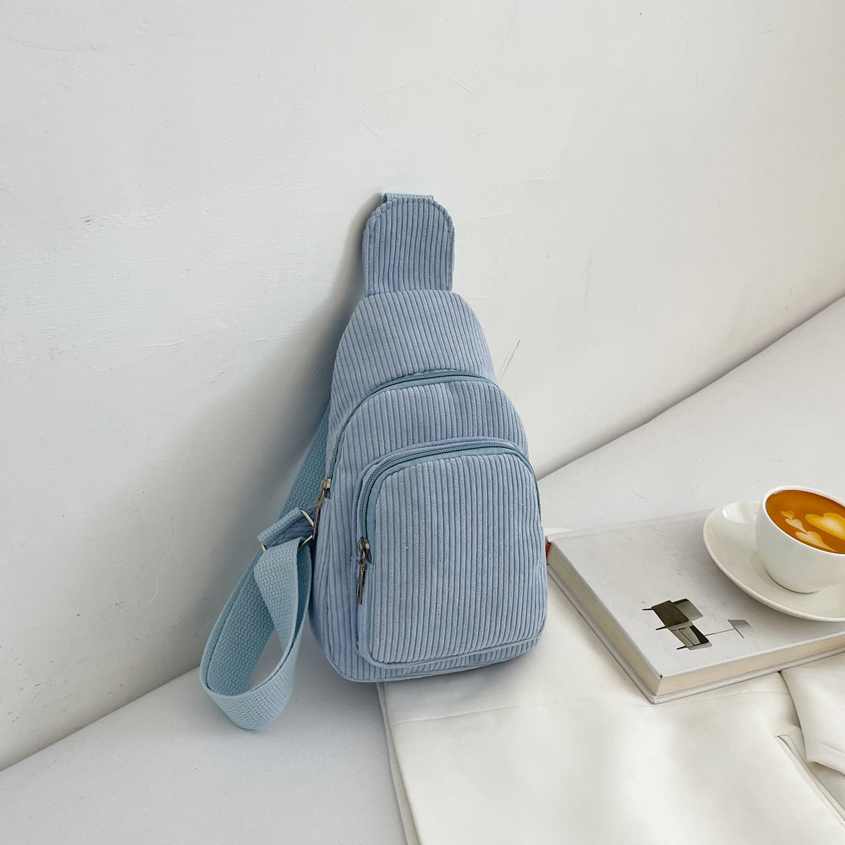 Personalized Name Knitted Sling Bag for Kids