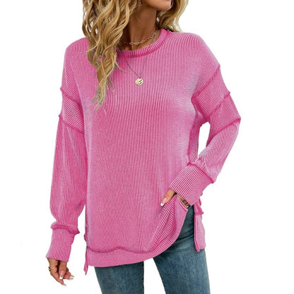 Slit Loose Sweatshirt