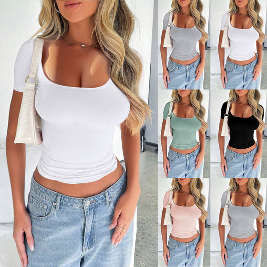 Crew Neck Short Sleeve T-shirt