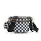 Nylon Crossbody Bags Bum Bag with Detachable Coin Pouch