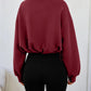 Women's Cropped Half-Zip Sweatshirt