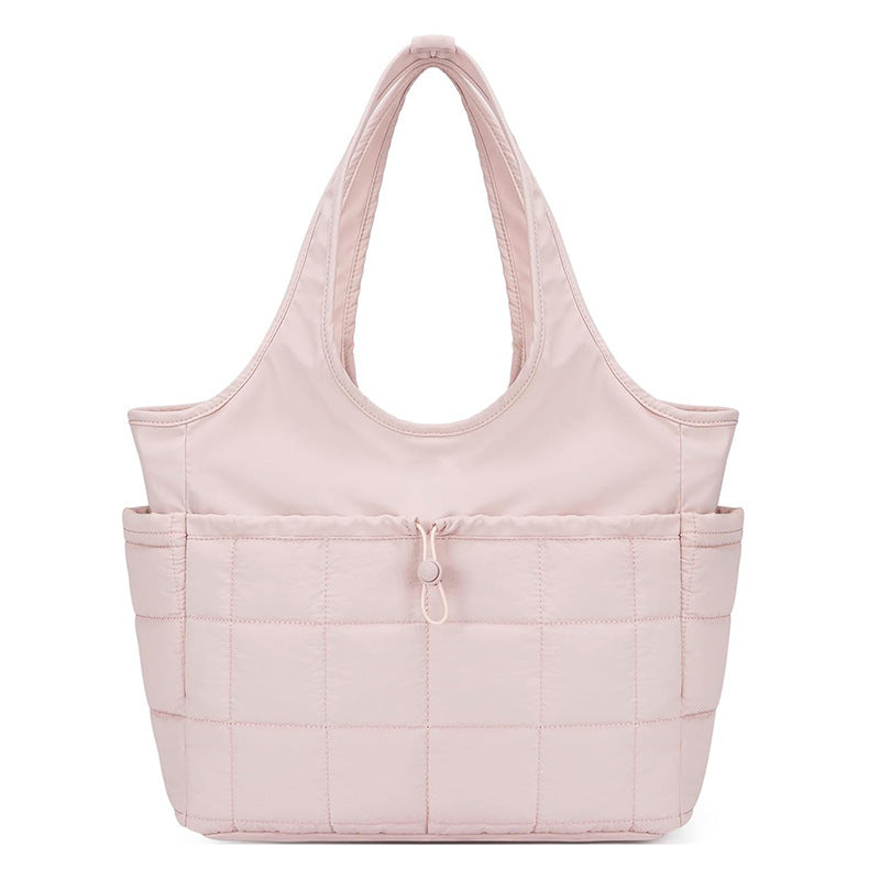 Quilted Puffer Tote Bag for Women