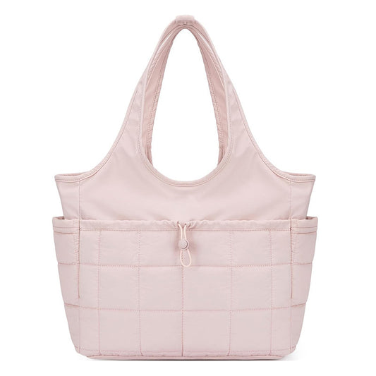 Quilted Puffer Tote Bag for Women