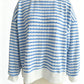 Bubble Poly Cotton Stripe Tunic with Side Slit
