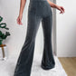 High Waisted Corduroy Flared Pants