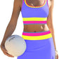 Neon Wave Swim Set