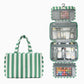 Customizable Name Wet/Dry Separation Toiletry & Cosmetic Bag – Portable Organizer