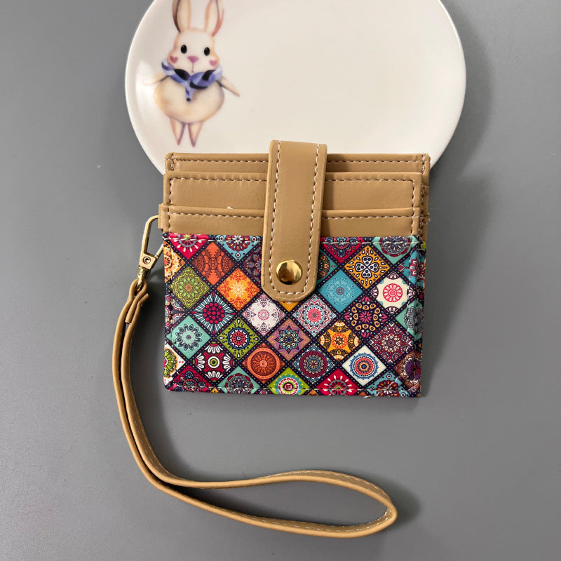 Ultra-thin Snap-closure Card Holder