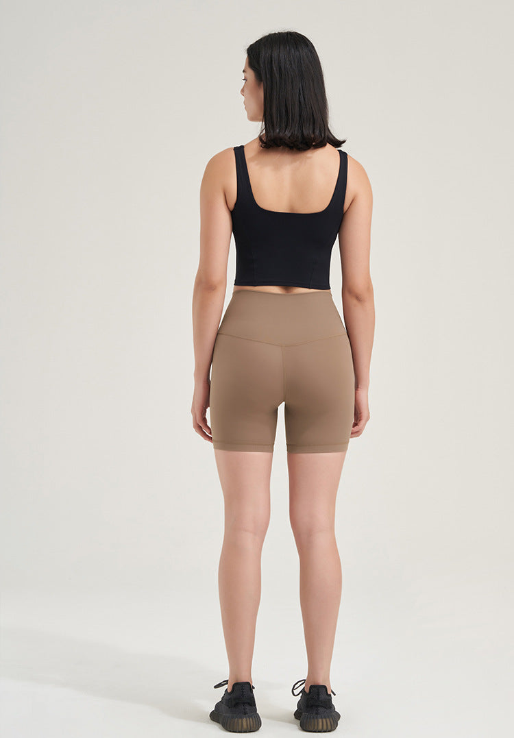 High Waisted Seamless Yoga Shorts