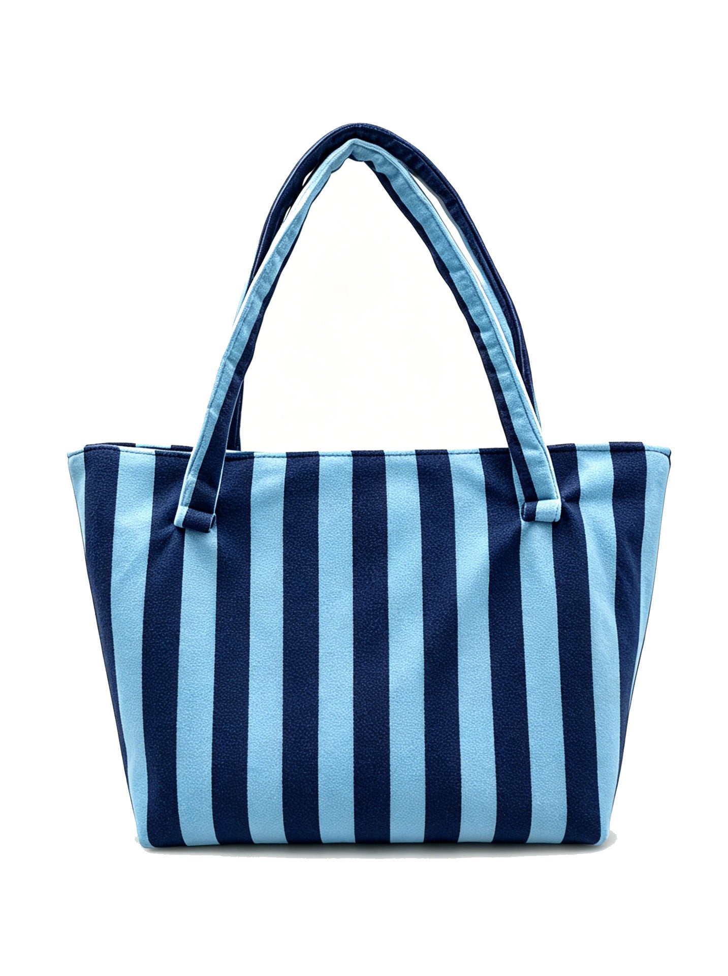 Terry Cloth Beach Tote Bag Large Toweling Handbag for Summer Vacation
