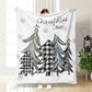 Thickened double-sided printed blanket nap blanket