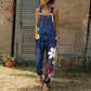 Printed Suspender Jumpsuit