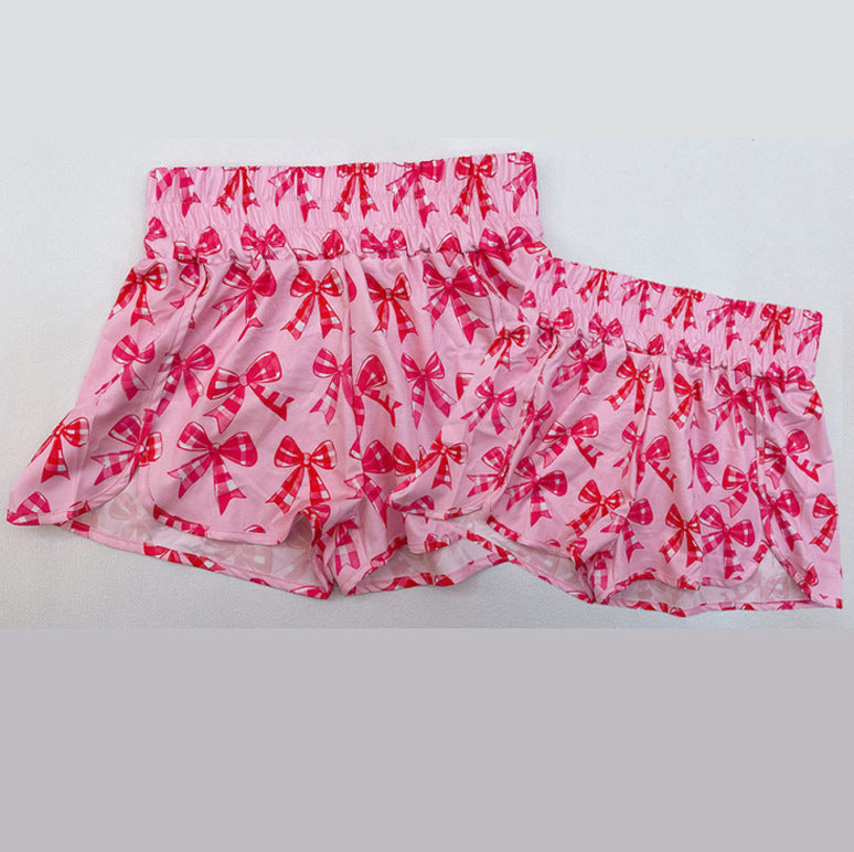 High-Waisted Camo Athletic Running Shorts