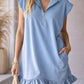 Scuba 1/2 Zip Pocket Dress