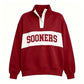Custom Name Preppy Style Quarter-Snap Sweatshirt