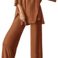 Loose T Side Pocket Sleepwear Set