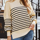 Crew Neck Batwing Sweater