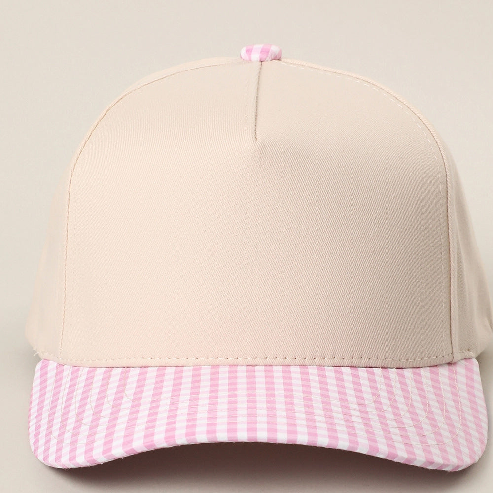 Plaid Baseball Cap