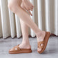 Thick Bottom Bow Slippers