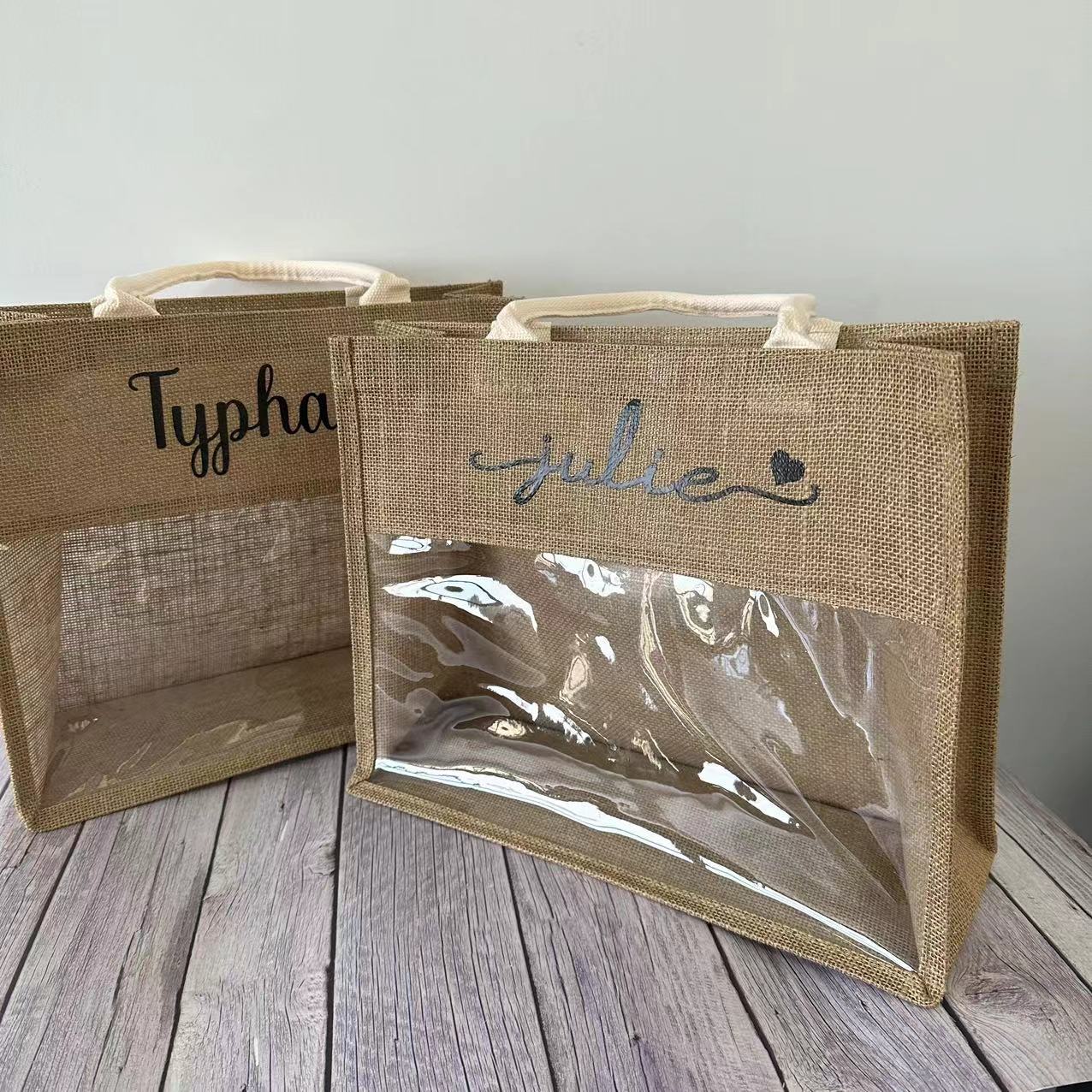 Personalized Transparent Tote Bag