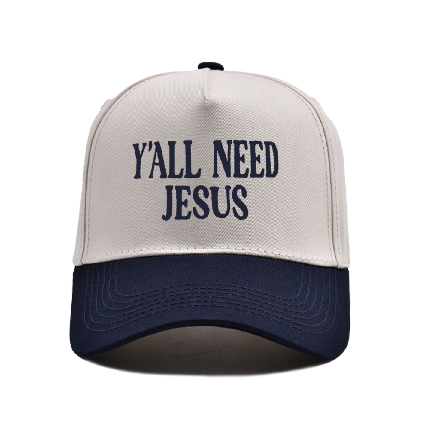 "Y'ALL NEED JESUS" Embroidered Trucker Hat