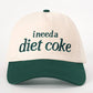 diet coke Color-blocked Baseball Cap Flat Cap